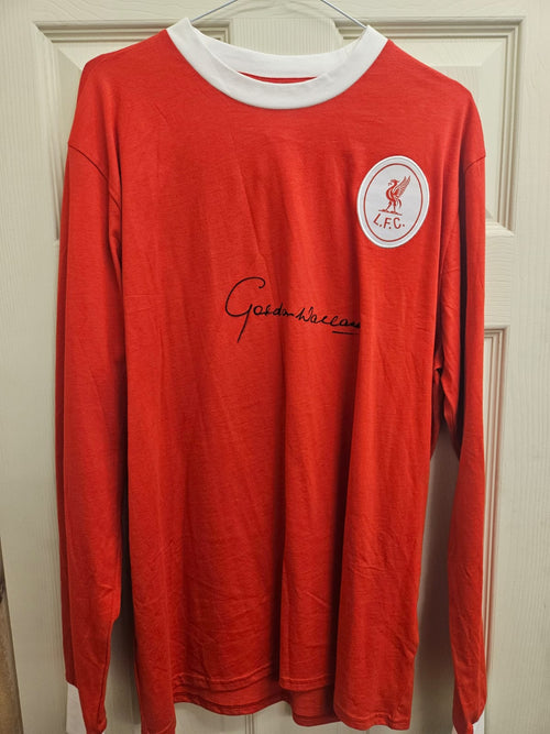 Gordon Wallace Retro Liverpool Shirt – Signed