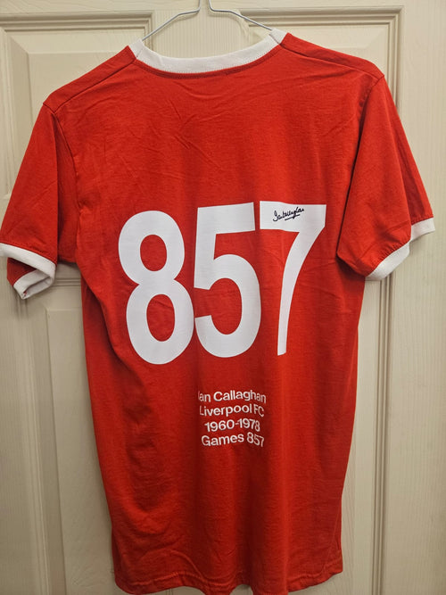 Ian Callaghan Liverpool FC Retro Shirt – Signed & Numbered